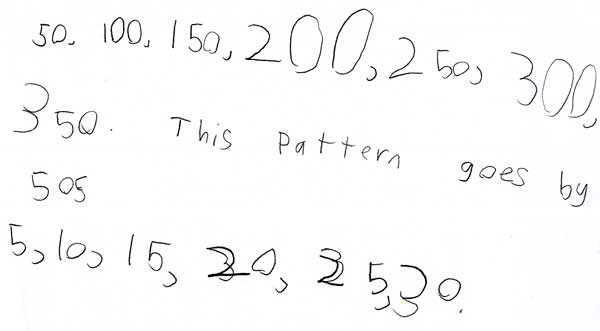 Making Number Patterns - Alex